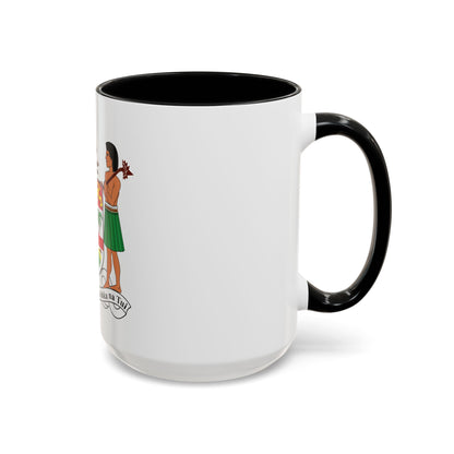 Coat of arms of Fiji - Accent Coffee Mug