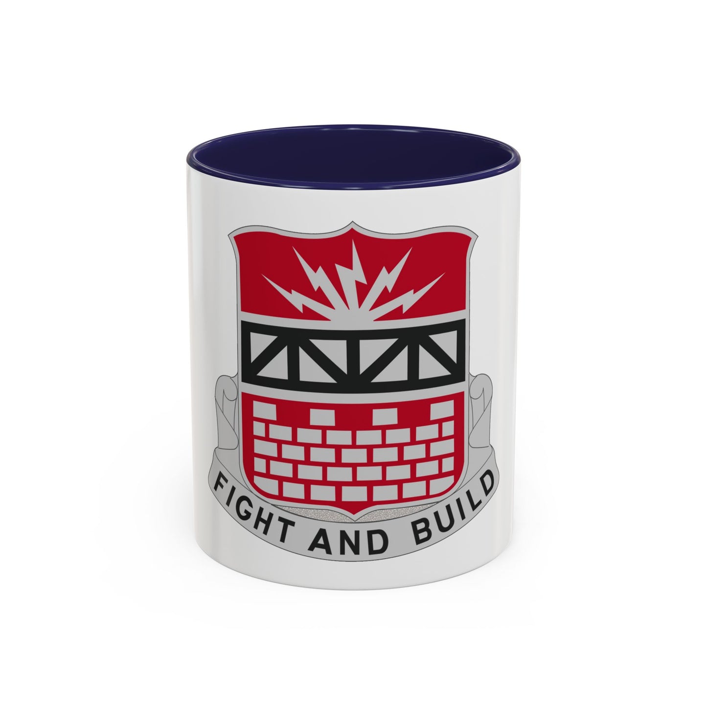 216 Engineer Battalion (U.S. Army) Accent Coffee Mug