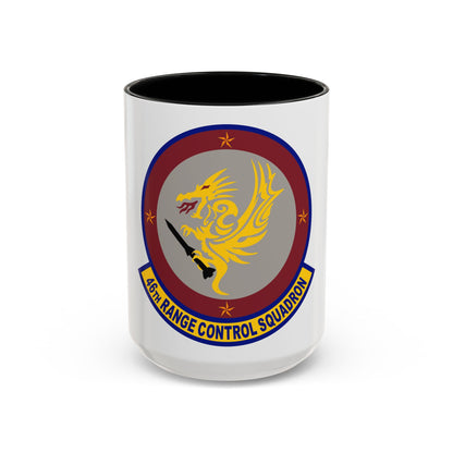 46 Range Control Squadron AFMC (U.S. Air Force) Accent Coffee Mug