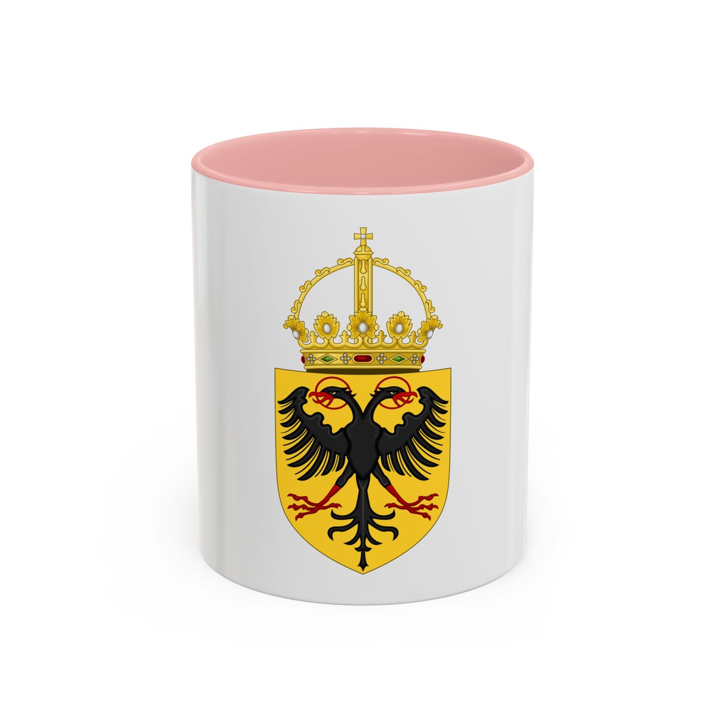 Coat of Arms of the Holy Roman Emperor (1433-1450) - Accent Coffee Mug