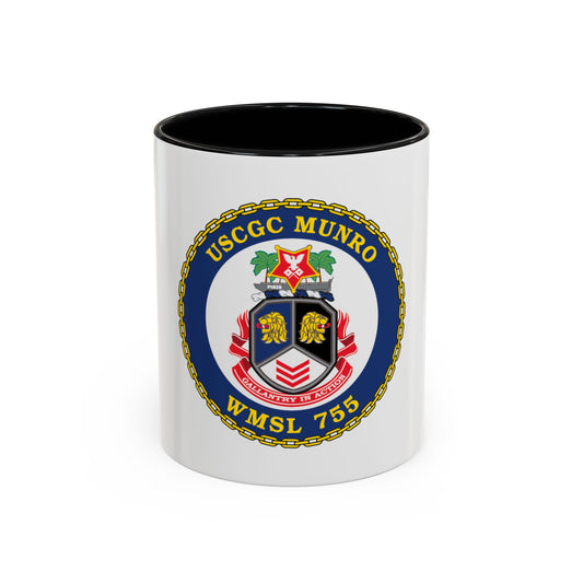 USCGC Munro WMSL   755 (U.S. Coast Guard) Accent Coffee Mug