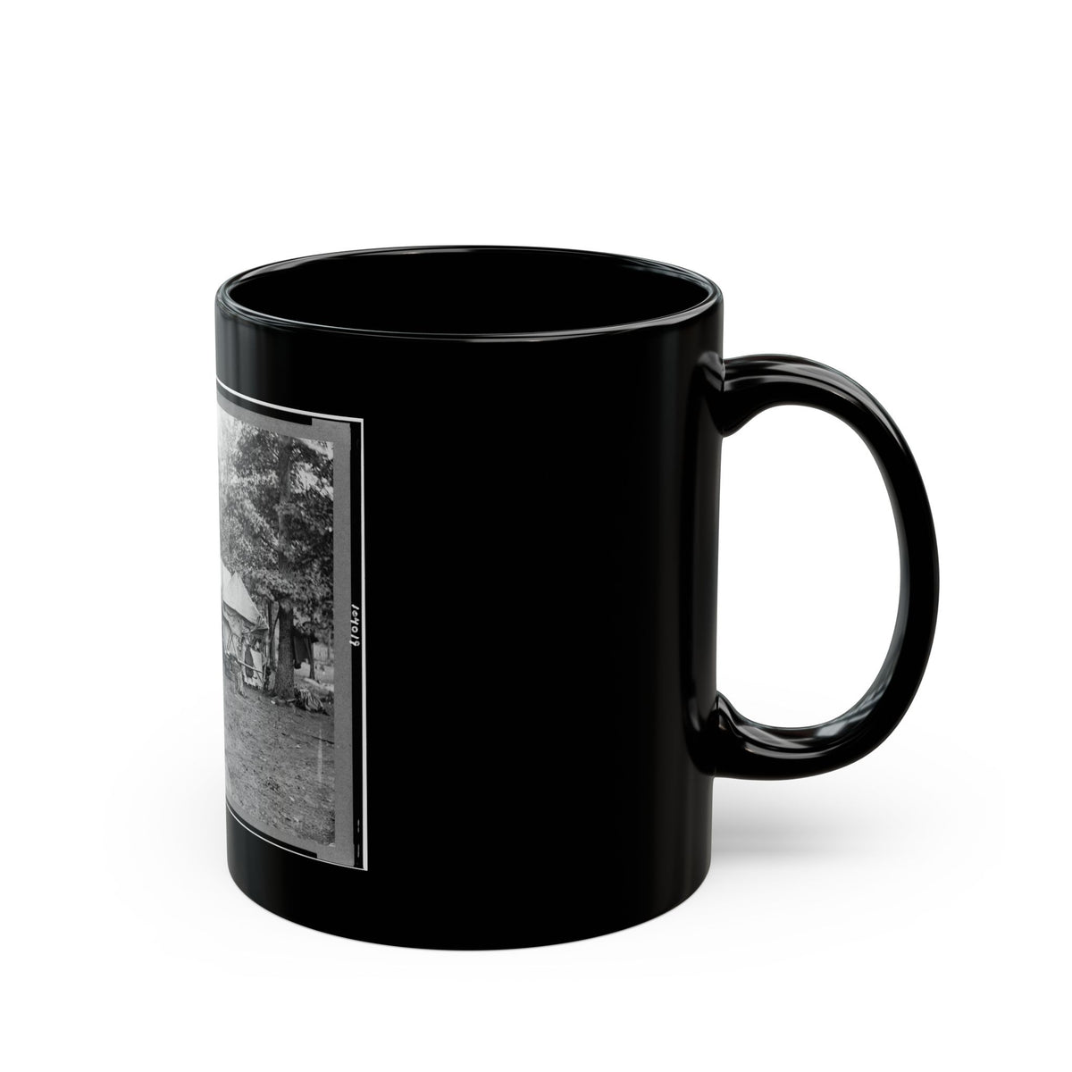 Regimental Staff, New York Volunteers, Near Bealton I.E., Bealeton , Va. (U.S. Civil War) Black Coffee Mug