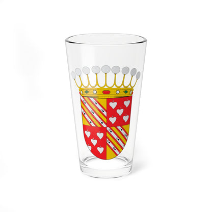 Escudo Condado de Oñate (Portugal) (Coat of Arms) Pint Glass 16oz