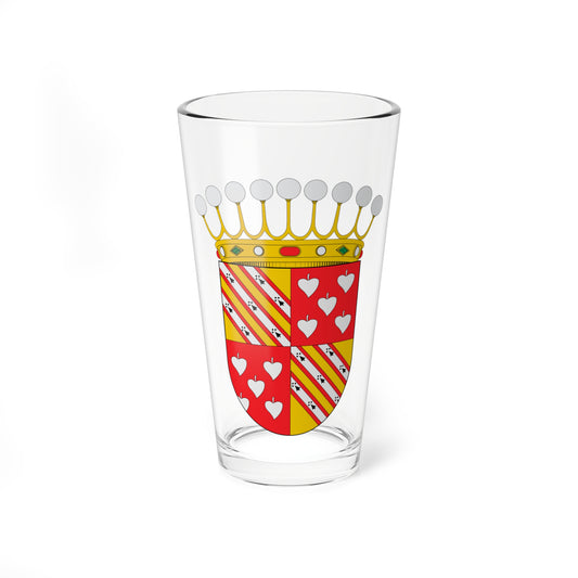 Escudo Condado de Oñate (Portugal) (Coat of Arms) Pint Glass 16oz