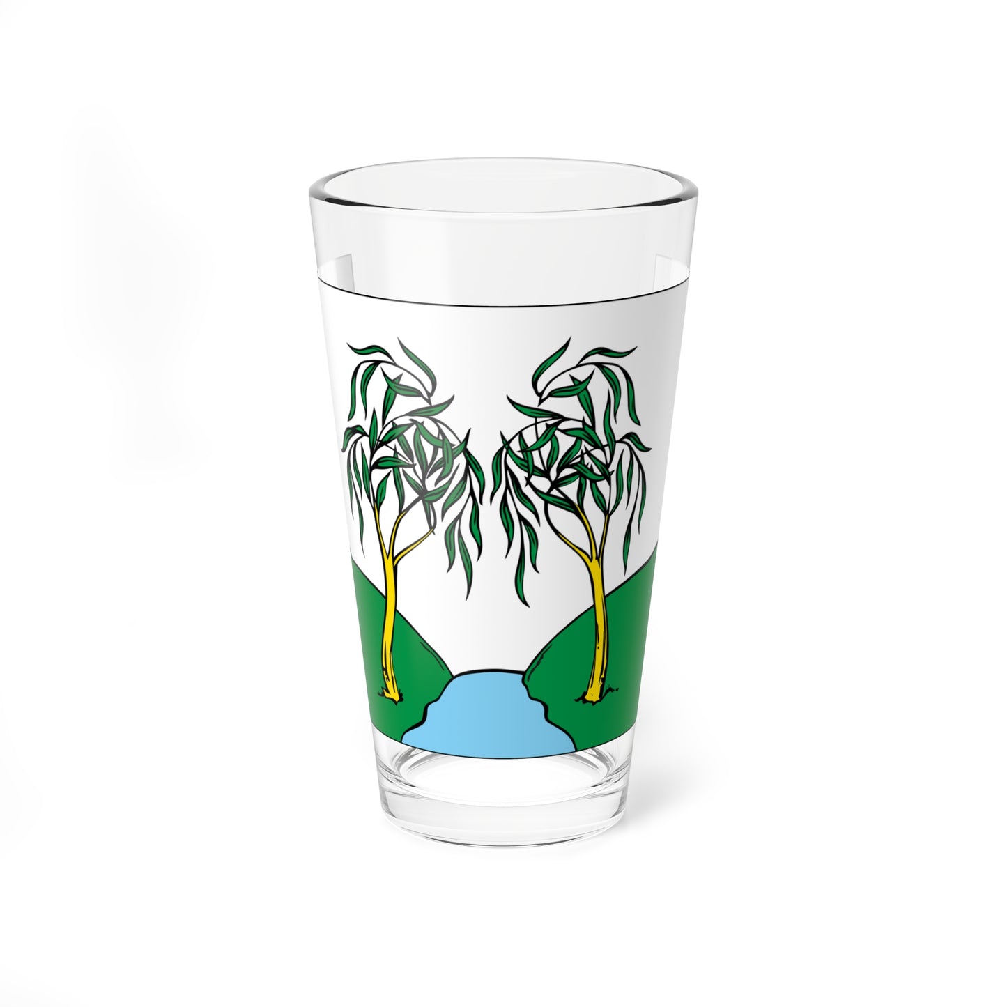 Flag of Rakityansky rayon (Russia) Pint Glass 16oz