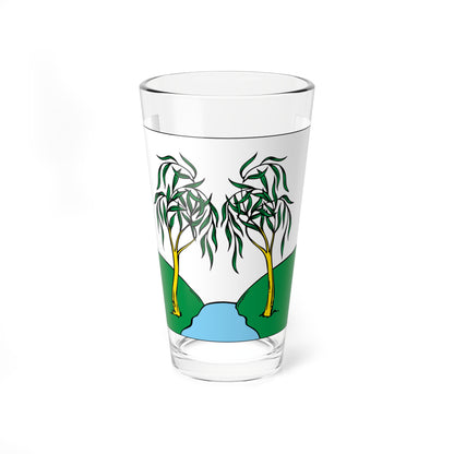 Flag of Rakityansky rayon (Russia) Pint Glass 16oz