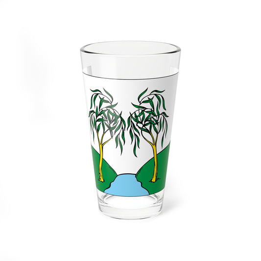 Flag of Rakityansky rayon (Russia) Pint Glass 16oz