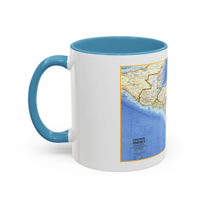 Central America (1973) (Map) Accent Coffee Mug