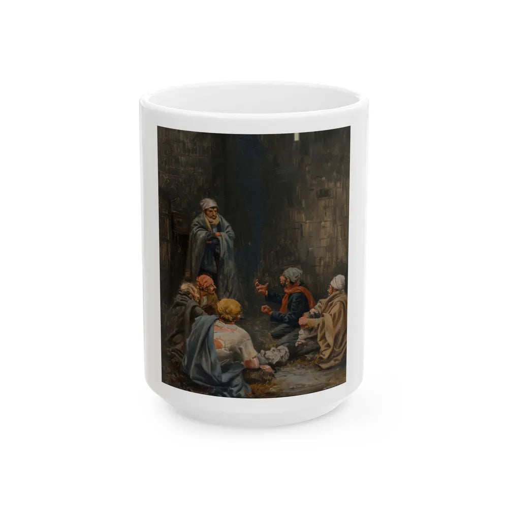 Fresh Draft of Prisoners, Saturday Evening Post interior illustration, 1931 - White Coffee Mug-15oz-Go Mug Yourself