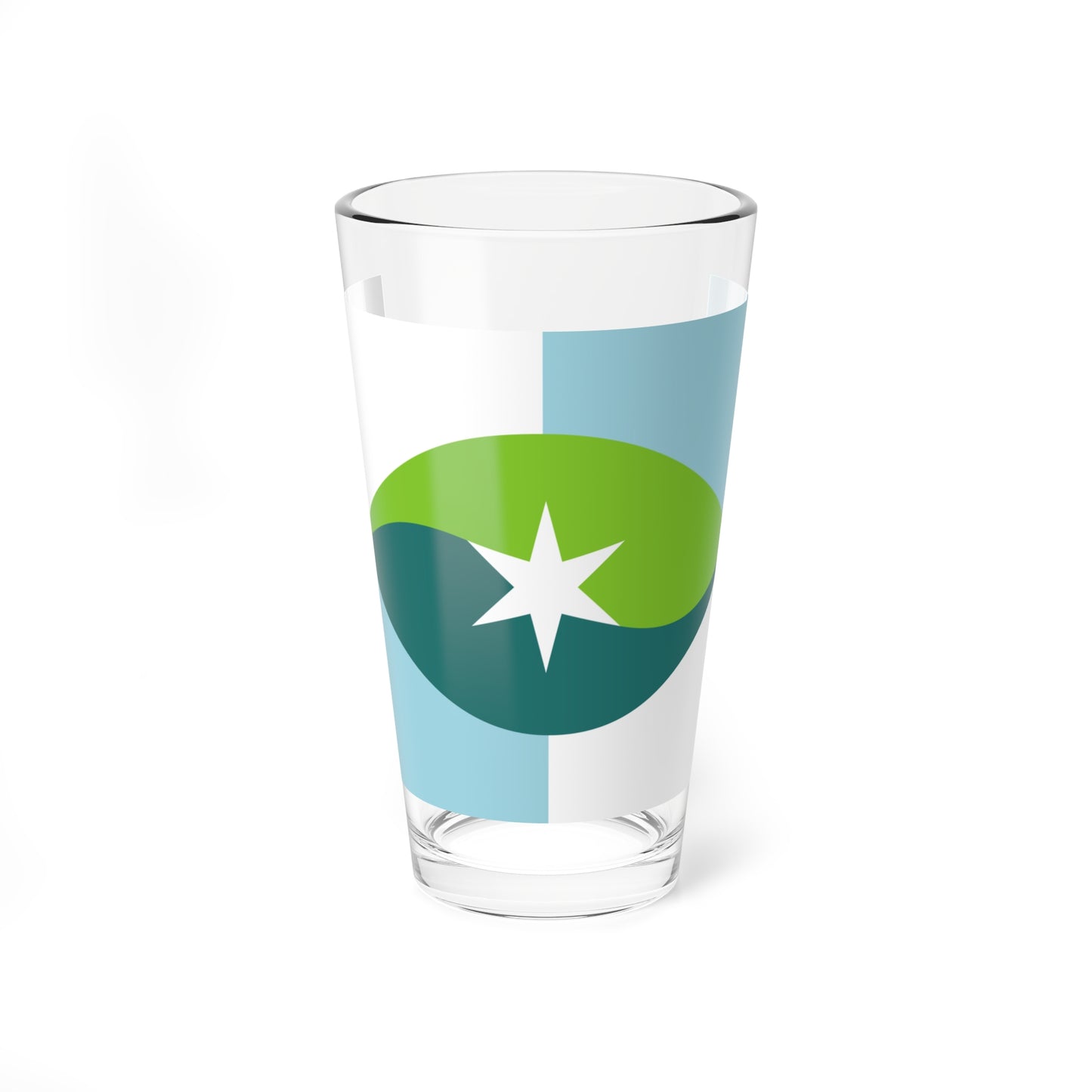 Flag of Park City Kansas (United States) Pint Glass 16oz