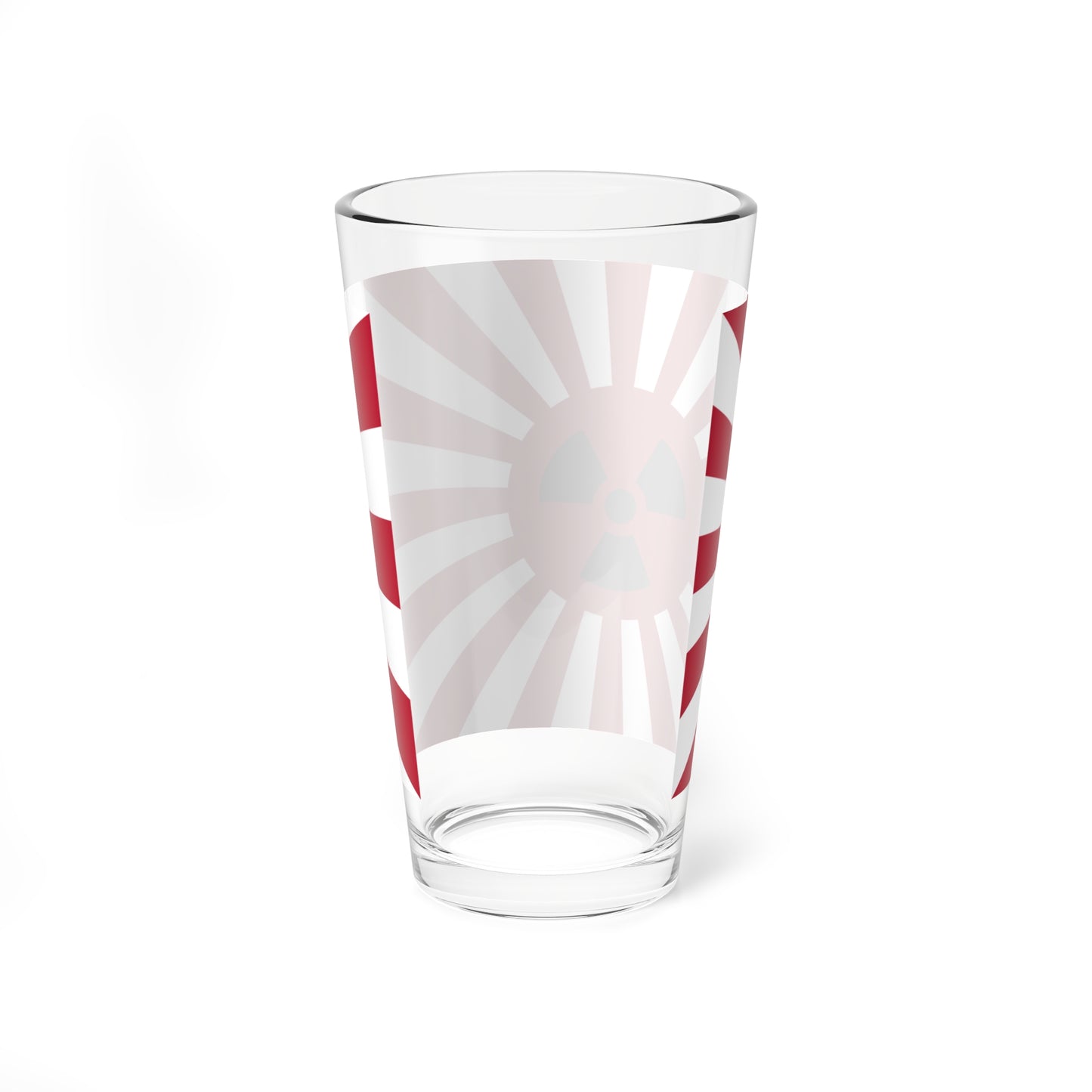 Rising Nuclear Flag (Japan) Pint Glass 16oz