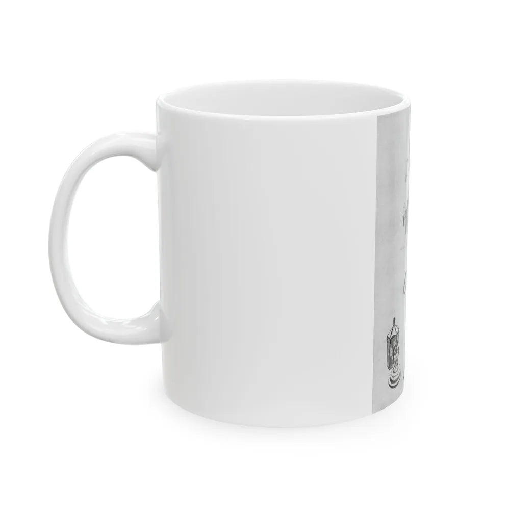 Elizabeth Arden advt, On dit..., 1947 - White Coffee Mug-Go Mug Yourself