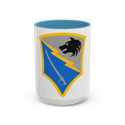 297 Battlefield Surveillance Brigade (U.S. Army) Accent Coffee Mug 15oz Light Blue - Go Mug Yourself