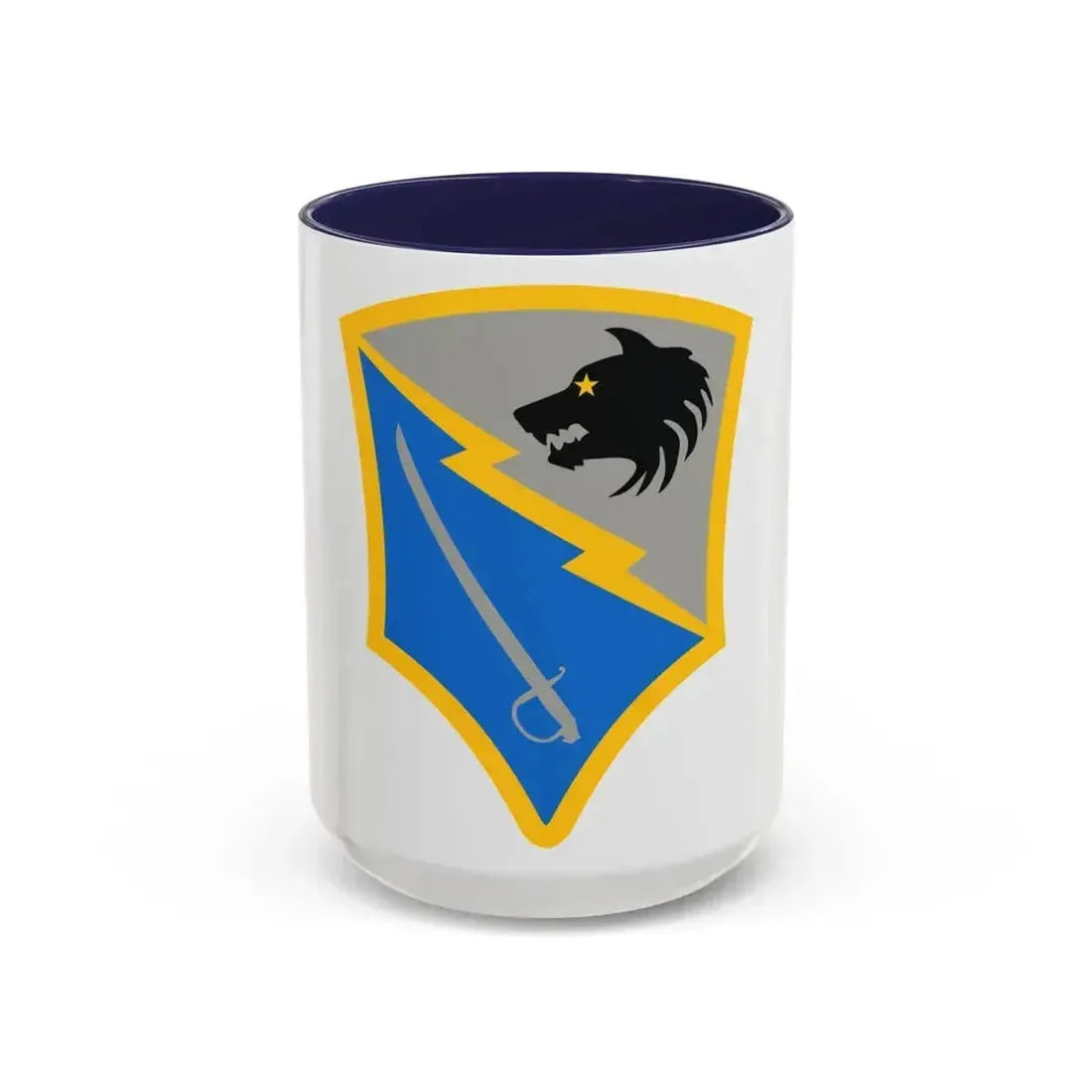 297 Battlefield Surveillance Brigade (U.S. Army) Accent Coffee Mug 15oz Navy - Go Mug Yourself