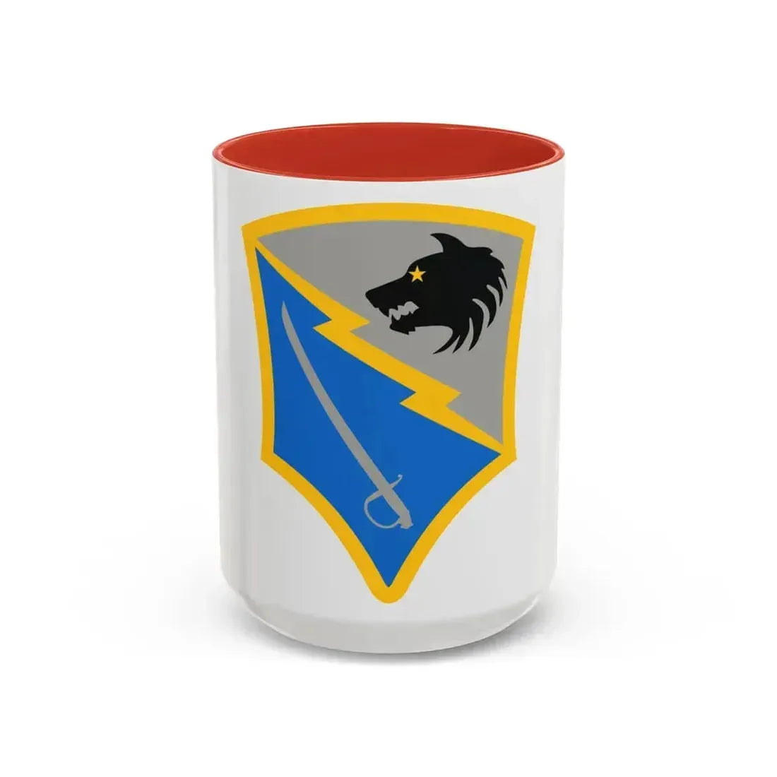 297 Battlefield Surveillance Brigade (U.S. Army) Accent Coffee Mug 15oz Red - Go Mug Yourself
