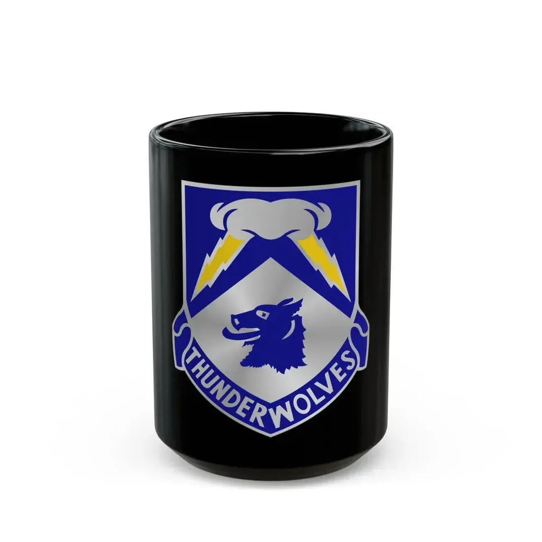 297 Cavalry Regiment (U.S. Army) Black Coffee Mug 15oz - Go Mug Yourself