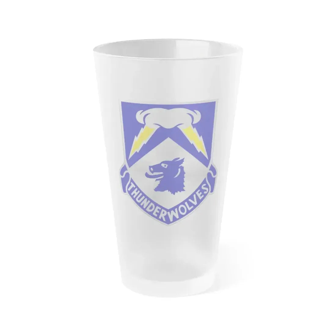 297 Cavalry Regiment (U.S. Army) Frosted Pint Glass 16oz - Go Mug Yourself
