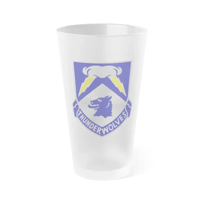 297 Cavalry Regiment (U.S. Army) Frosted Pint Glass 16oz - Go Mug Yourself