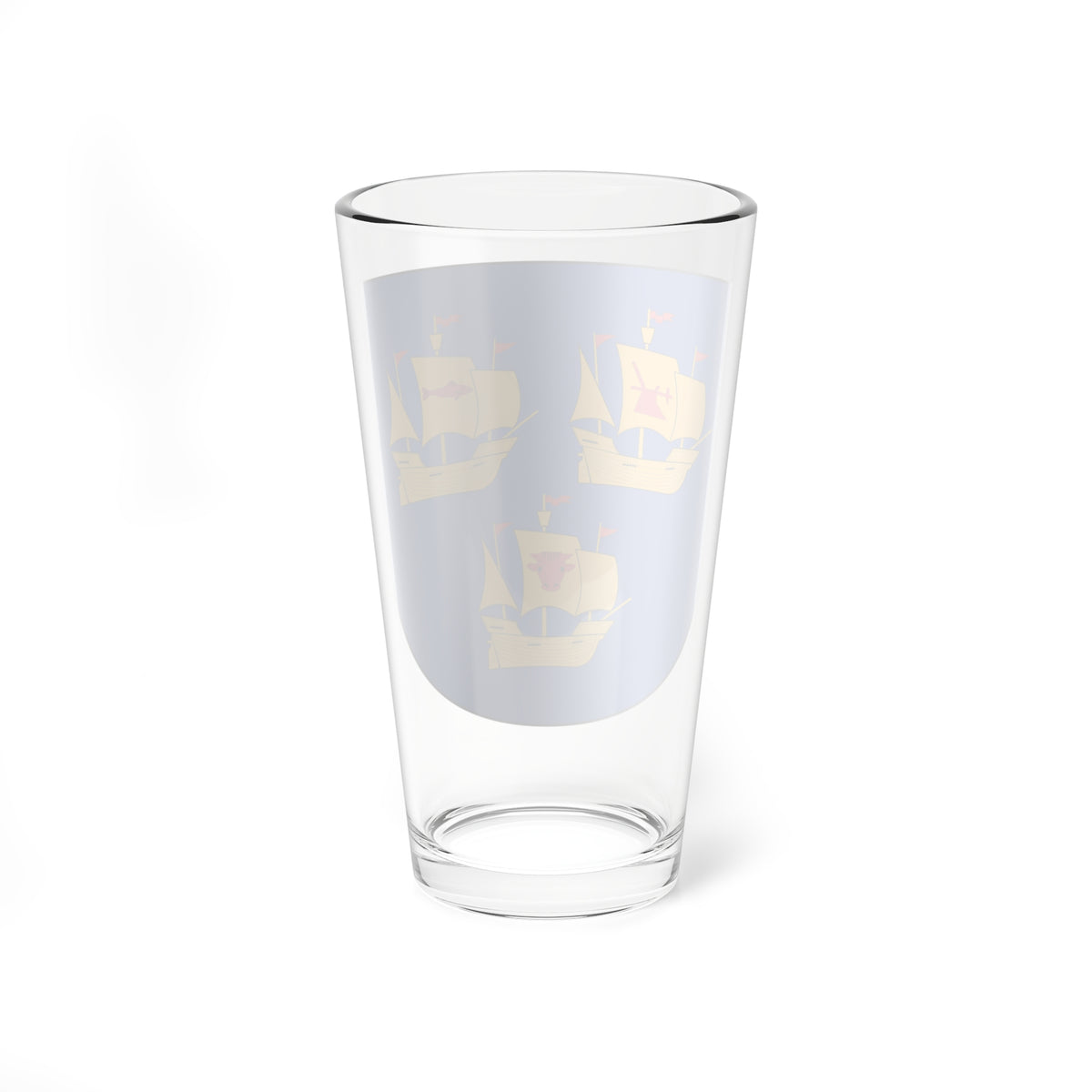 Wappen Kreis Nordfriesland (Germany) (Coat of Arms) Pint Glass 16oz