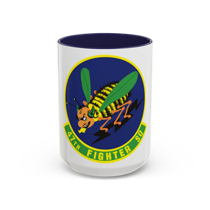 47th Fighter Squadron (U.S. Air Force) Accent Coffee Mug