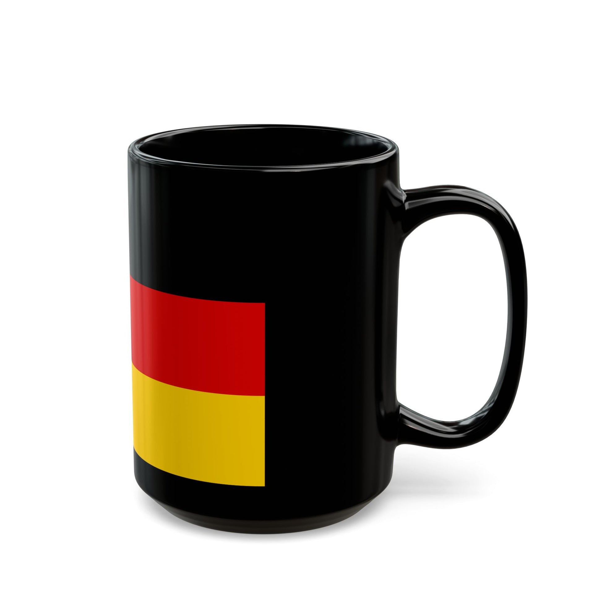 Flag of Rhineland Palatinate Germany - Black Coffee Mug-Go Mug Yourself