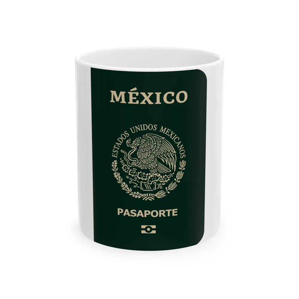 Mexican Passport - White Coffee Mug-11oz-Go Mug Yourself