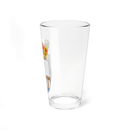 Escudo de Alcántara2 (Spain) (Coat of Arms) Pint Glass 16oz
