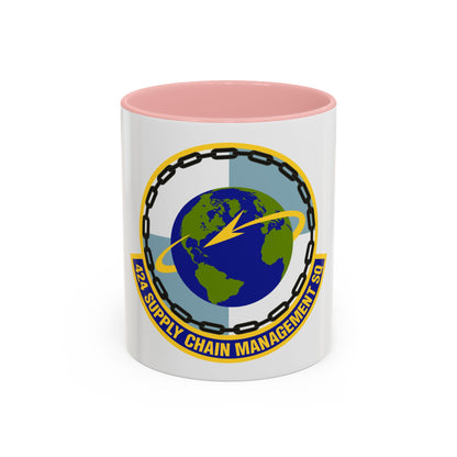 424th Supply Chain Management Squadron (U.S. Air Force) Accent Coffee Mug