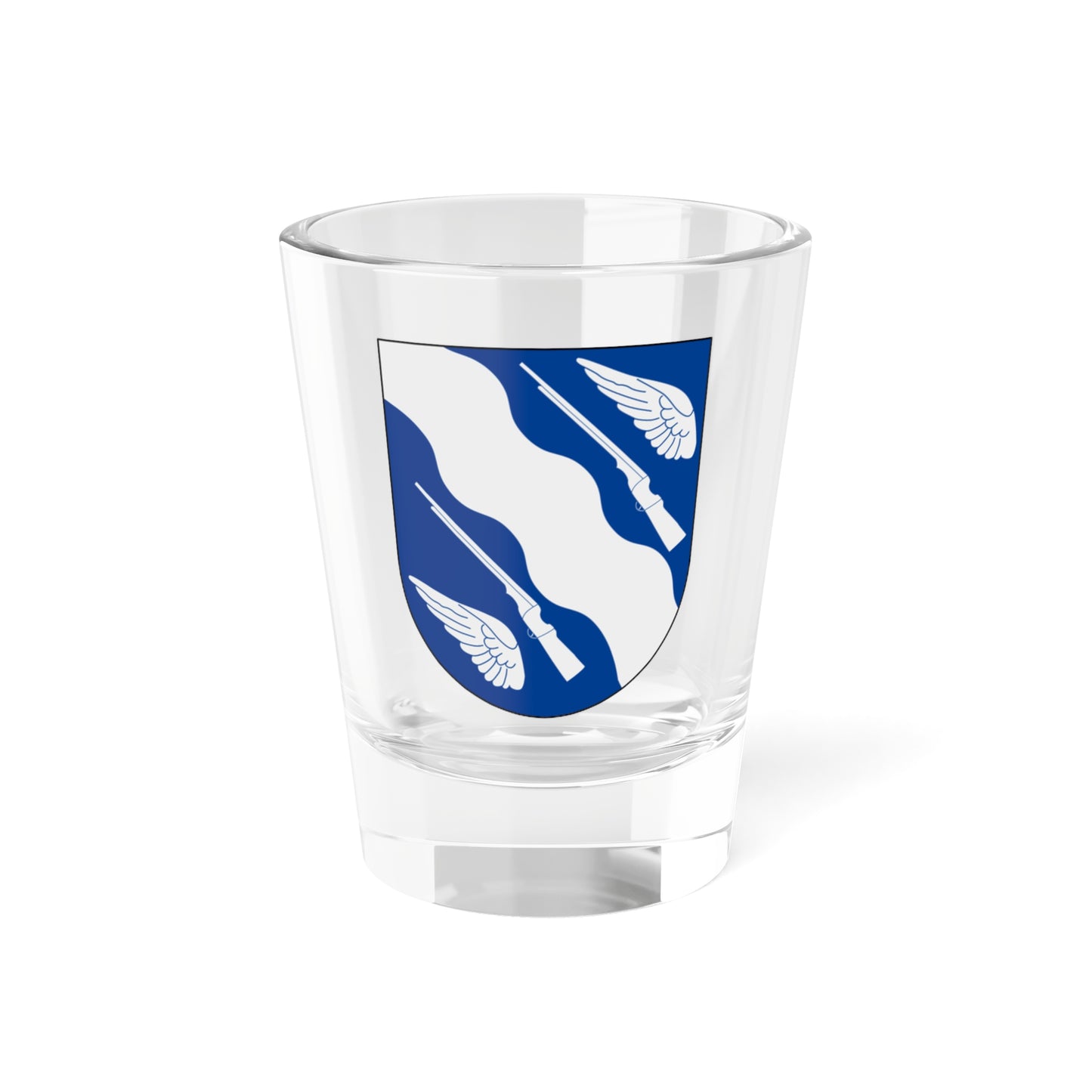 Huskvarna vapen (Sweden) (Coat of Arms) Shot Glass 1.5oz