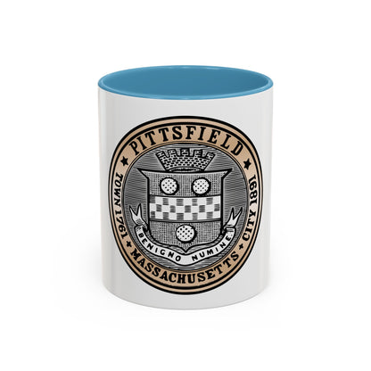 Seal of Pittsfield Massachusetts - Accent Coffee Mug