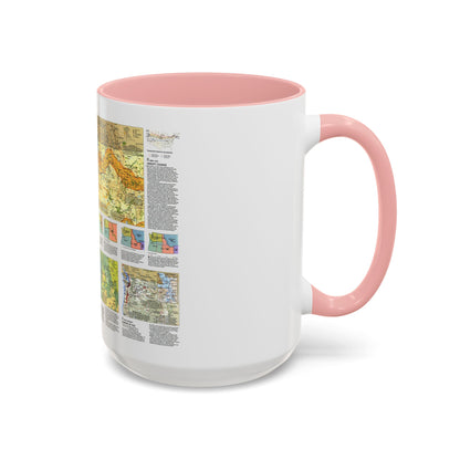 USA - Pacific Northwest 2 (1986) (Map) Accent Coffee Mug