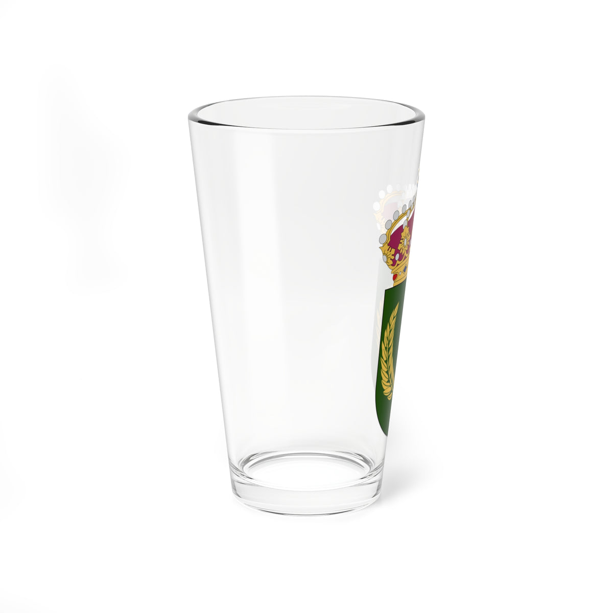 Militärhögskolan Östersund vapen (Sweden) (Coat of Arms) Pint Glass 16oz