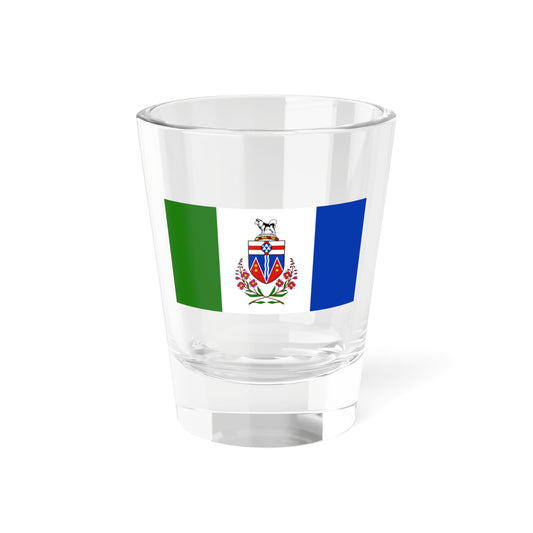 Flag of Yukon Canada - Shot Glass 1.5oz