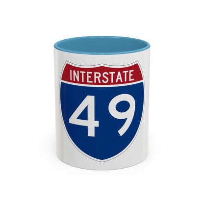 Interstate 49 (U.S. Highways) Accent Coffee Mug