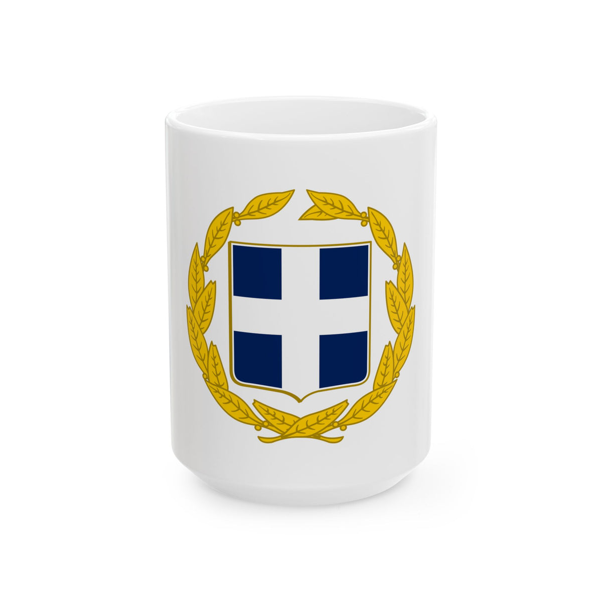Coat of arms of Greece (military) - White Coffee Mug
