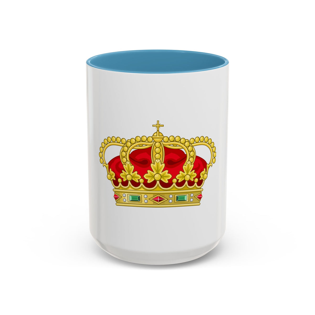 Heraldic Royal Crown of Portugal - Eight Arches - Accent Coffee Mug