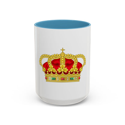 Heraldic Royal Crown of Portugal - Eight Arches - Accent Coffee Mug