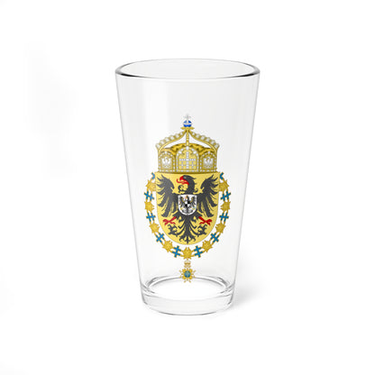 Coat of Arms of William II of Germany Seraphim Variant (Germany) (Coat of Arms) Pint Glass 16oz