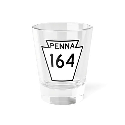 PA-164 1948 (Pennsylvania) (Road Sign) Shot Glass 1.5oz