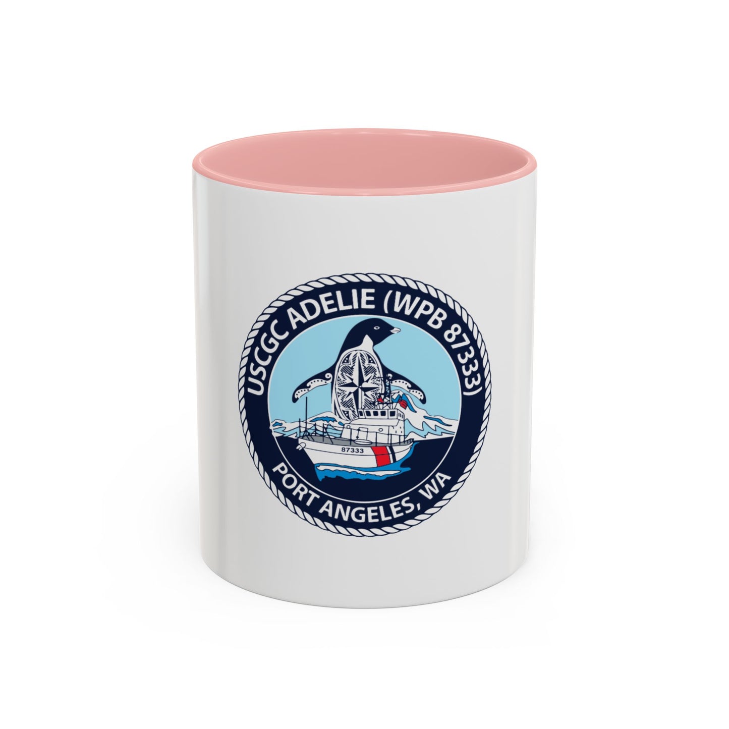 USCGC Adelie (U.S. Coast Guard) Accent Coffee Mug