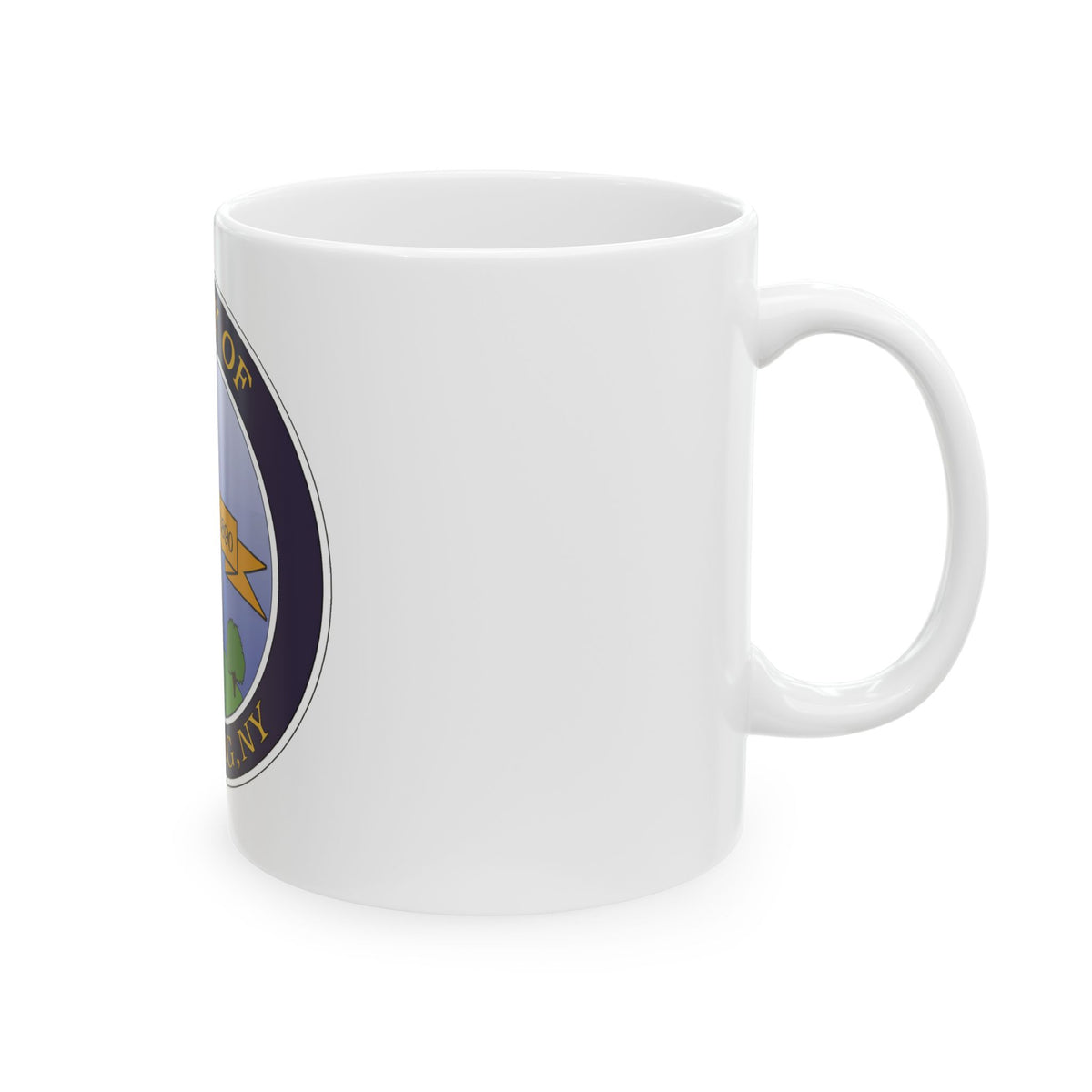 Seal of Corning NY - White Coffee Mug