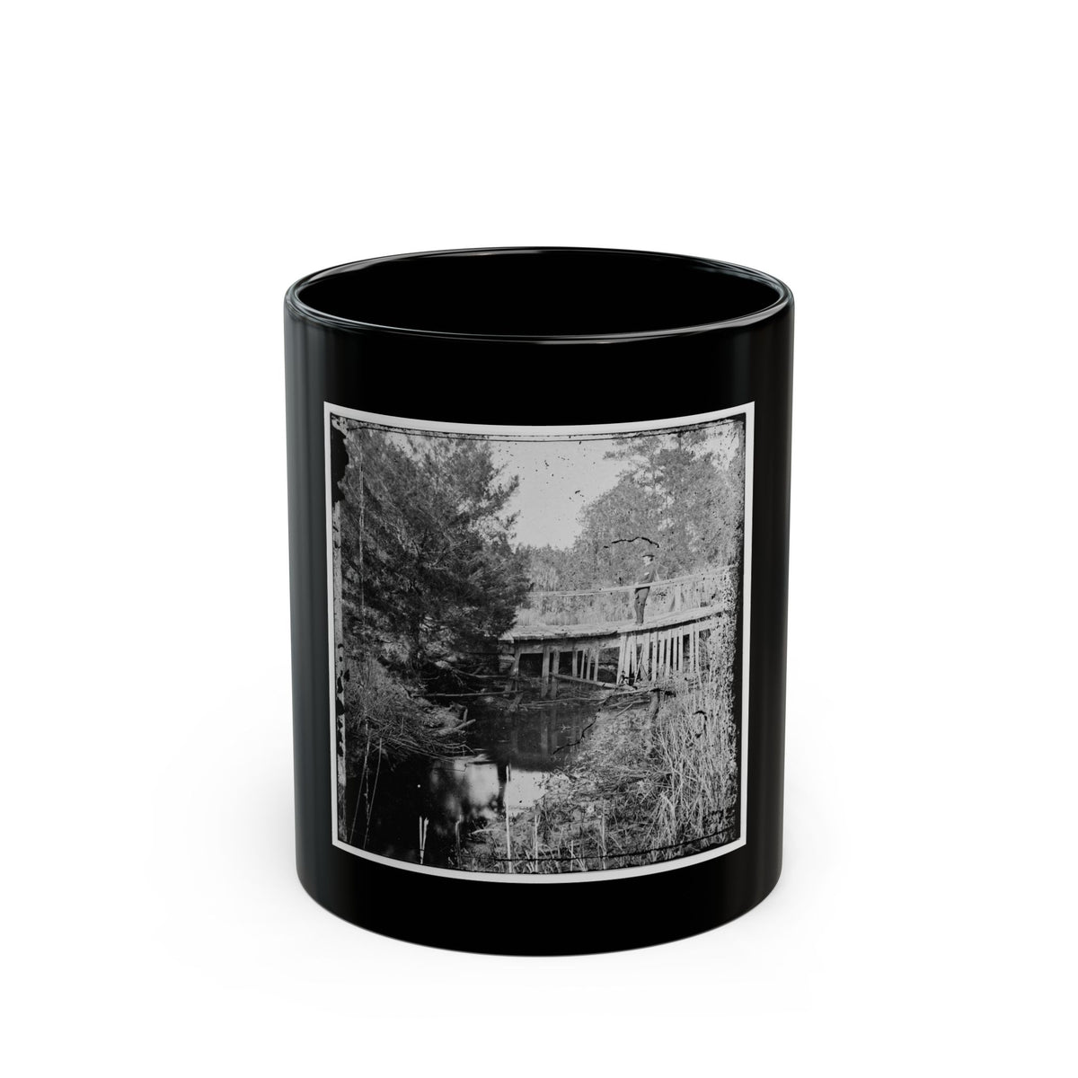 Bridge (U.S. Civil War) Black Coffee Mug