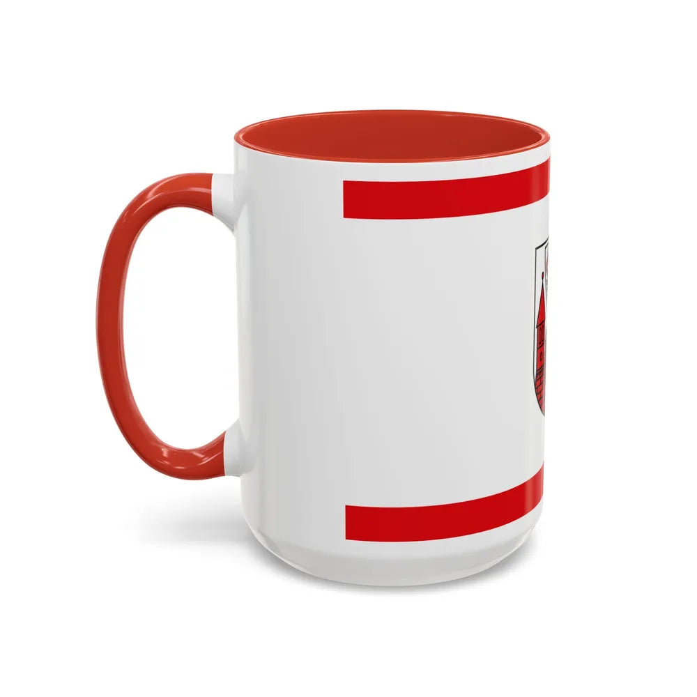 Flag of Cottbus Germany - Accent Coffee Mug-Go Mug Yourself