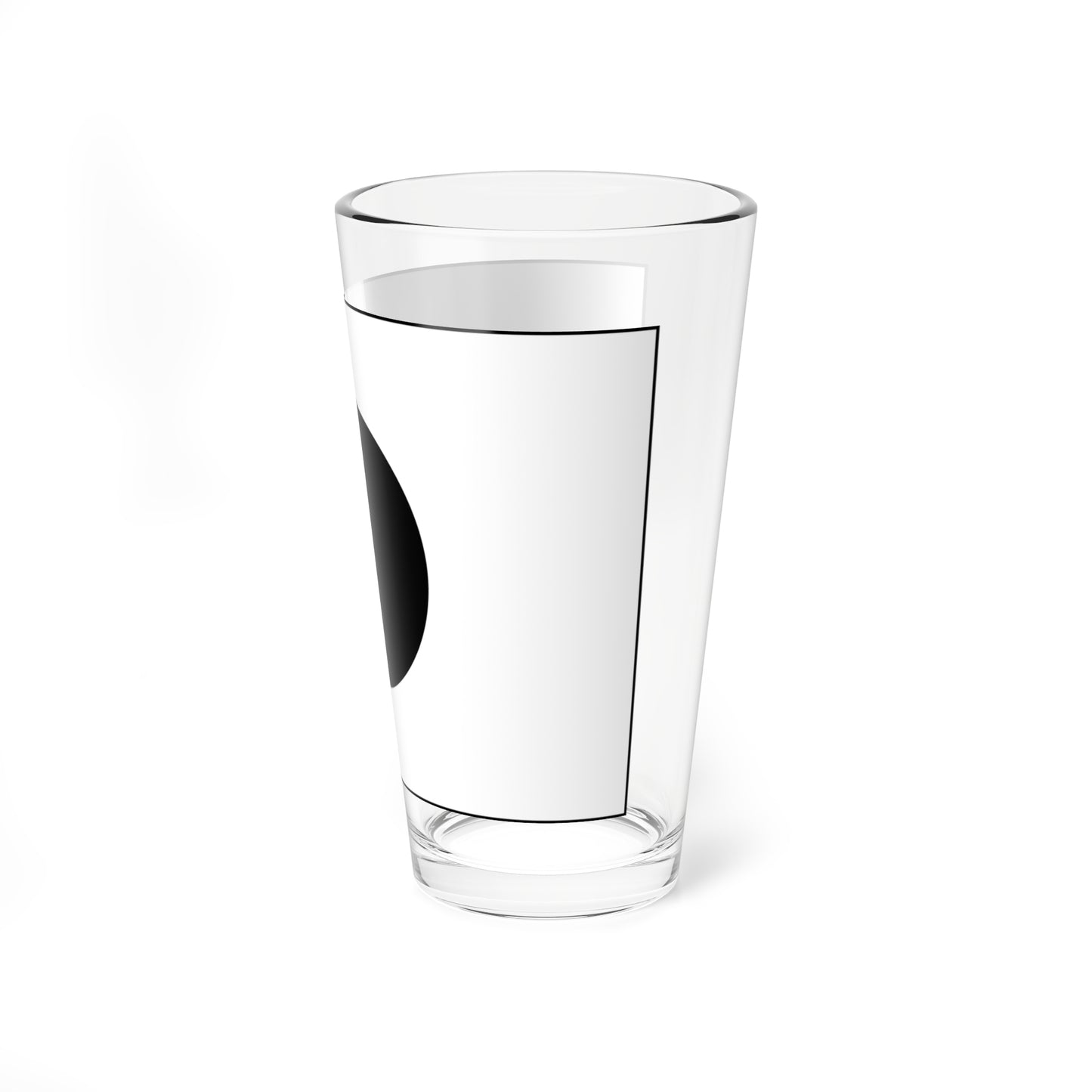 Flag of Japan monocrome (Japan) Pint Glass 16oz