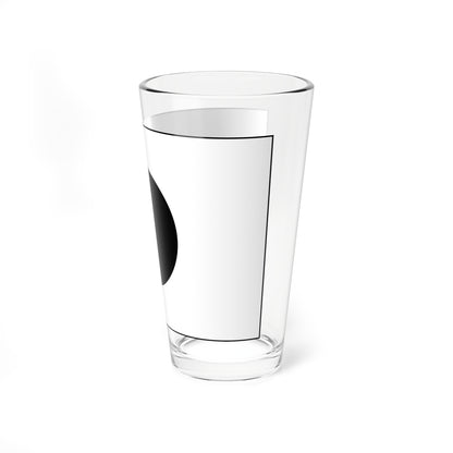 Flag of Japan monocrome (Japan) Pint Glass 16oz