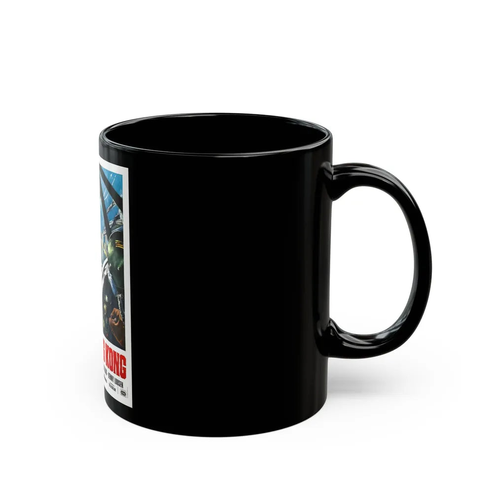 DESTROY ALL MONSTERS (3) GODZILLA 1968 Movie Poster - Black Coffee Mug-Go Mug Yourself