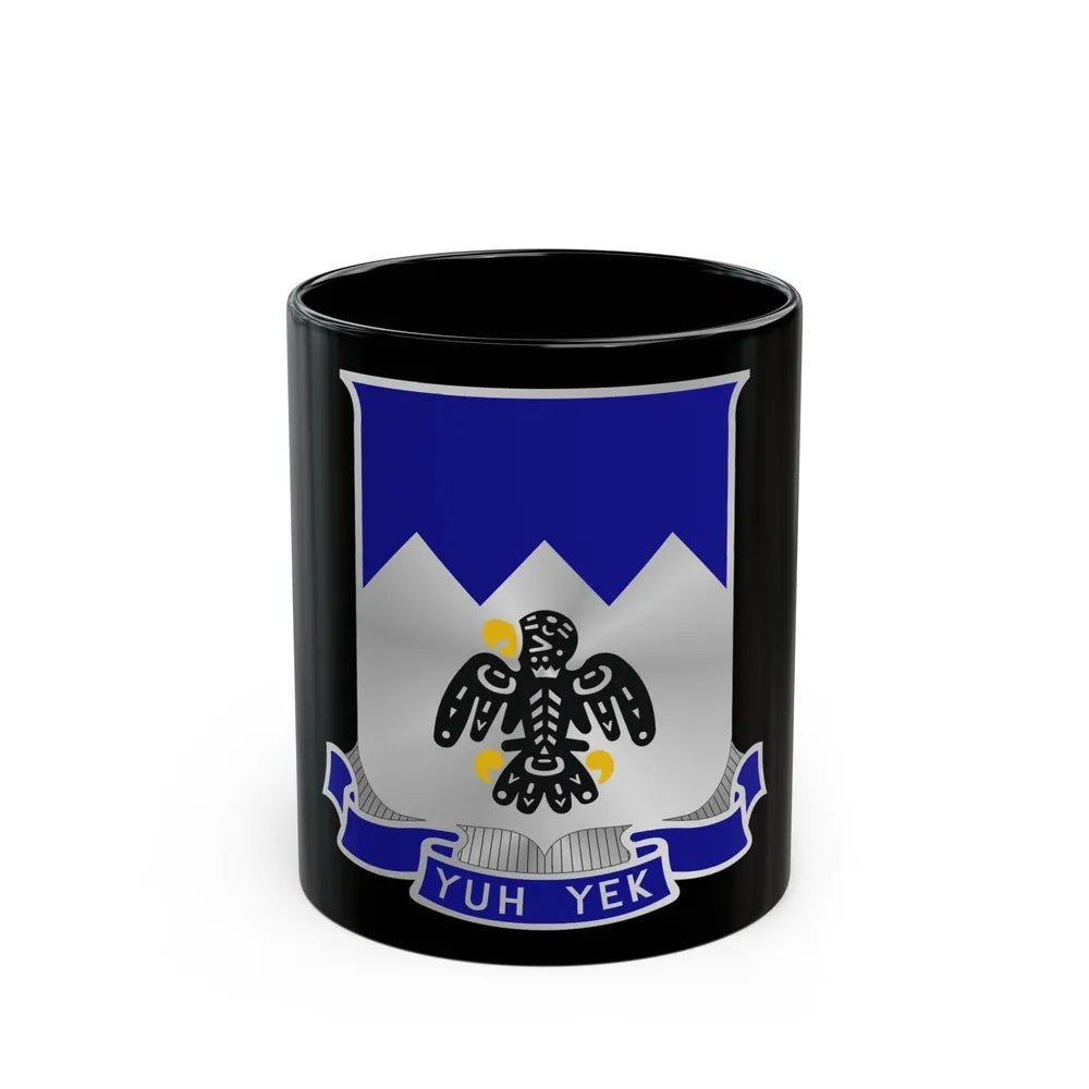 297th Infantry Regiment (U.S. Army) Black Coffee Mug-11oz-Go Mug Yourself