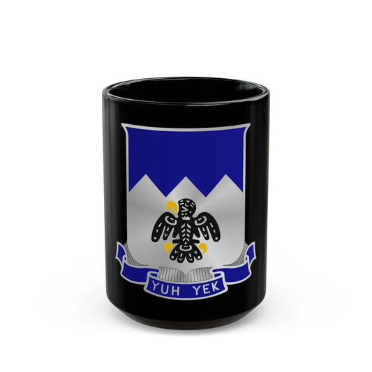 297th Infantry Regiment (U.S. Army) Black Coffee Mug-15oz-Go Mug Yourself