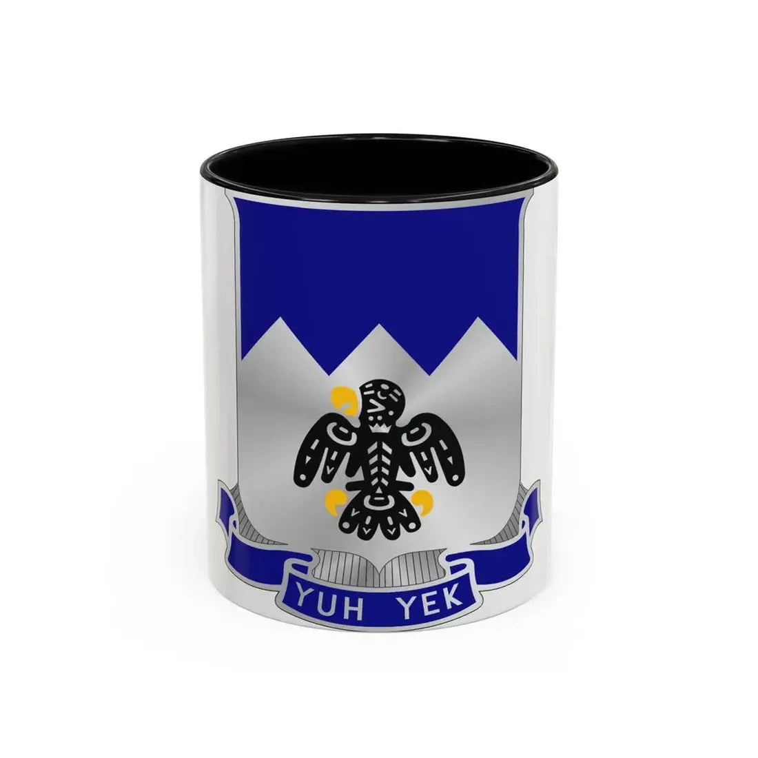 297th Infantry Regiment (U.S. Army) Accent Coffee Mug 11oz Black - Go Mug Yourself