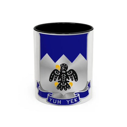 297th Infantry Regiment (U.S. Army) Accent Coffee Mug 11oz Black - Go Mug Yourself